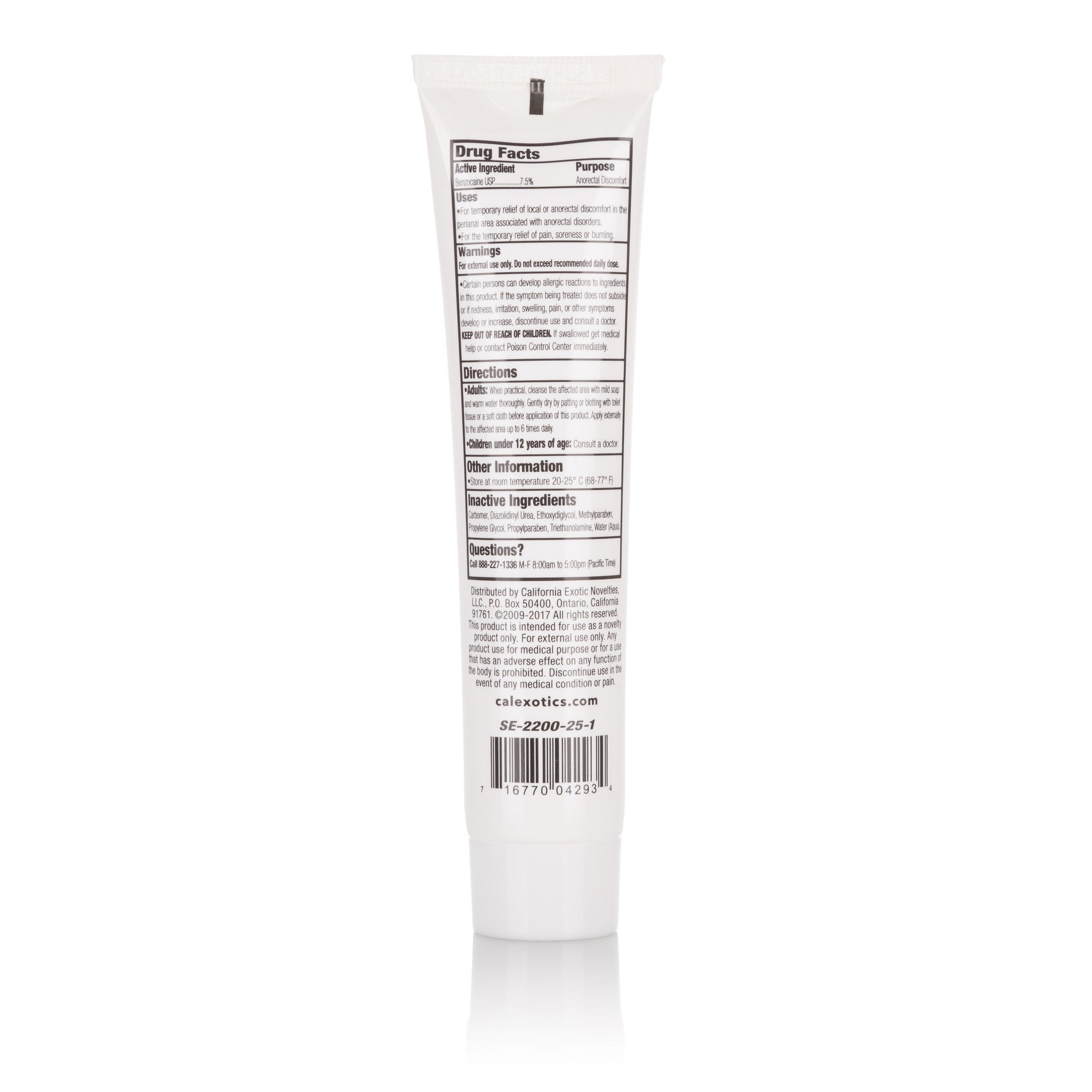 Tush-Eze Maximum Strength Unscented Anorectal Gel 1.5 Oz – Personal Care Gel > Lube > Anal - Tophatter Daily Deals