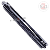 Twist Butterfly Knife Drop Point Balisong - Rainbow Spectrum Knife-Balisong - Tophatter Daily Deals