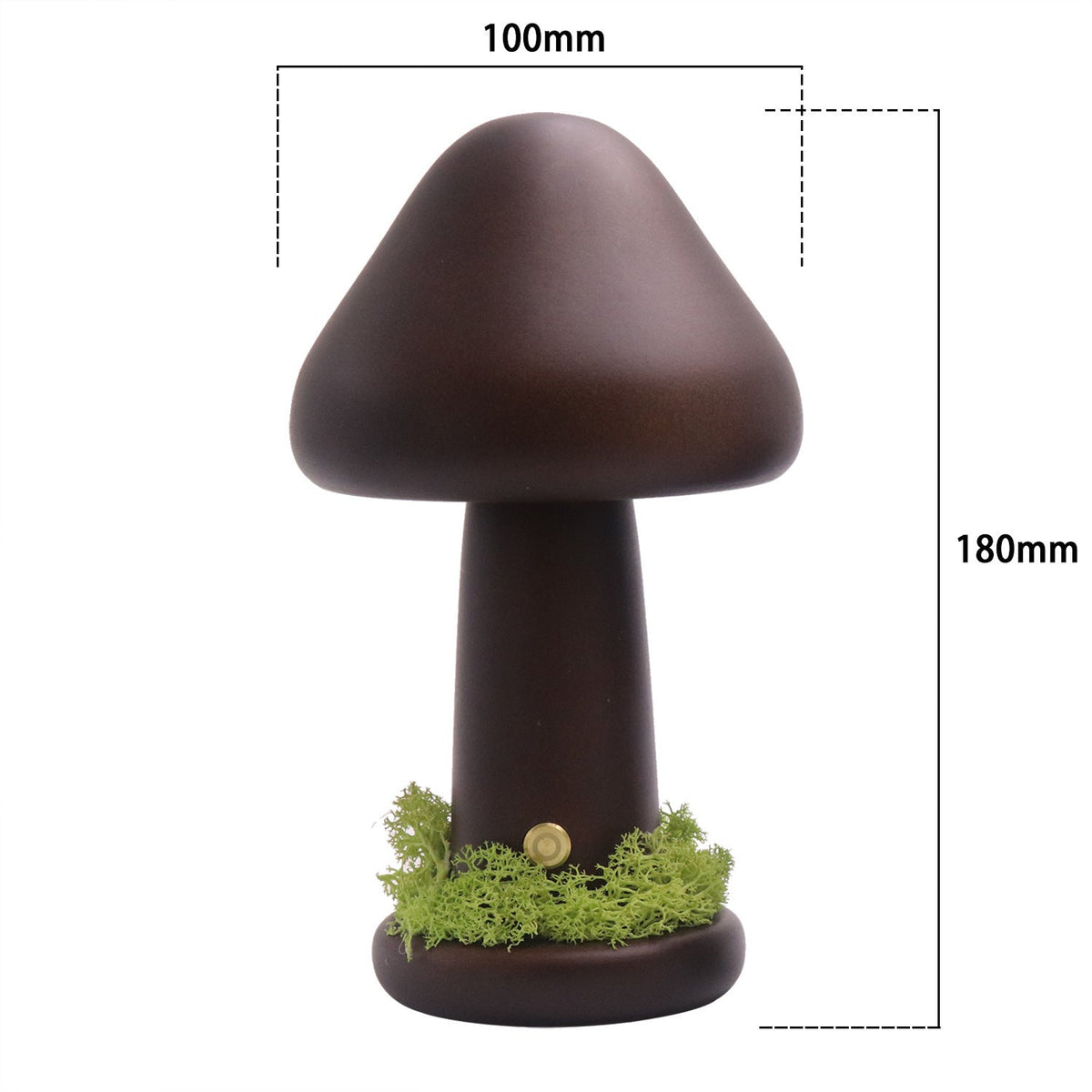 Twisted Mushroom LED Night Light Large Brown Lighting - Tophatter Daily Deals