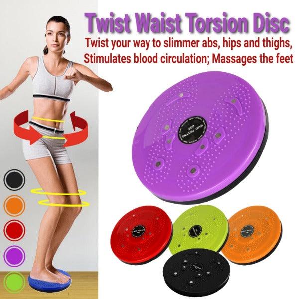 Exercise Twist Board - Waist Disc Board Twister Aerobic Exercise Foot Massage Fitness Reflexology Magnets Simply Fit Board Waist Torsion Disc Exercise & Fitness - Tophatter Daily Deals