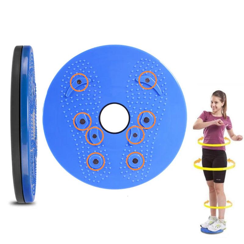 Exercise Twist Board - Waist Disc Board Twister Aerobic Exercise Foot Massage Fitness Reflexology Magnets Simply Fit Board Waist Torsion Disc Exercise & Fitness - Tophatter Daily Deals