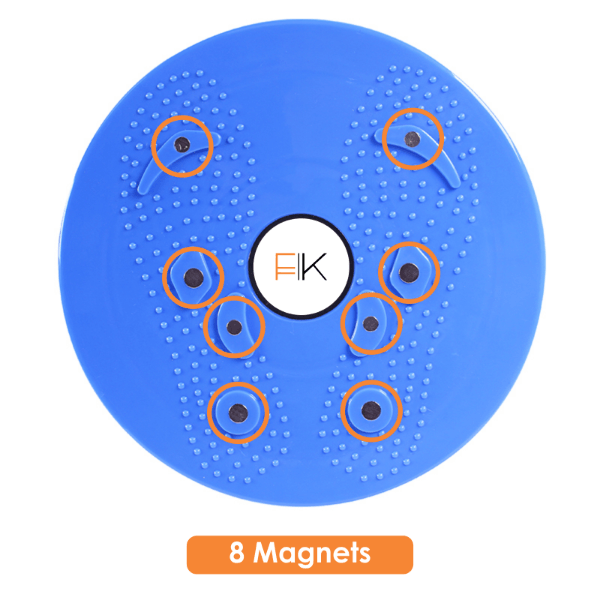 Exercise Twist Board - Waist Disc Board Twister Aerobic Exercise Foot Massage Fitness Reflexology Magnets Simply Fit Board Waist Torsion Disc Exercise & Fitness - Tophatter Daily Deals