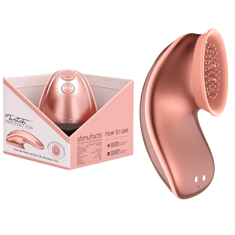 Twitch 1 Stimulator with Suction Rose Gold > Sex Toys For Ladies > Air Pulsation - Tophatter Daily Deals