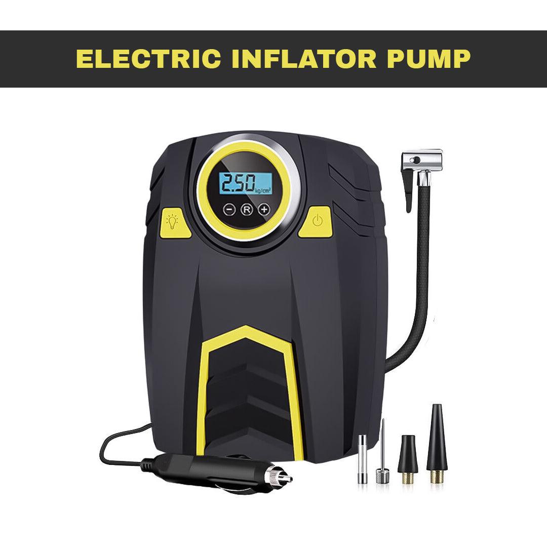 Portable Air Pump for Car - Electric Corded 12V 150PSI Car Tyre Inflator Pump Portable Air Compressor Pump Car Accessories - Tophatter Daily Deals