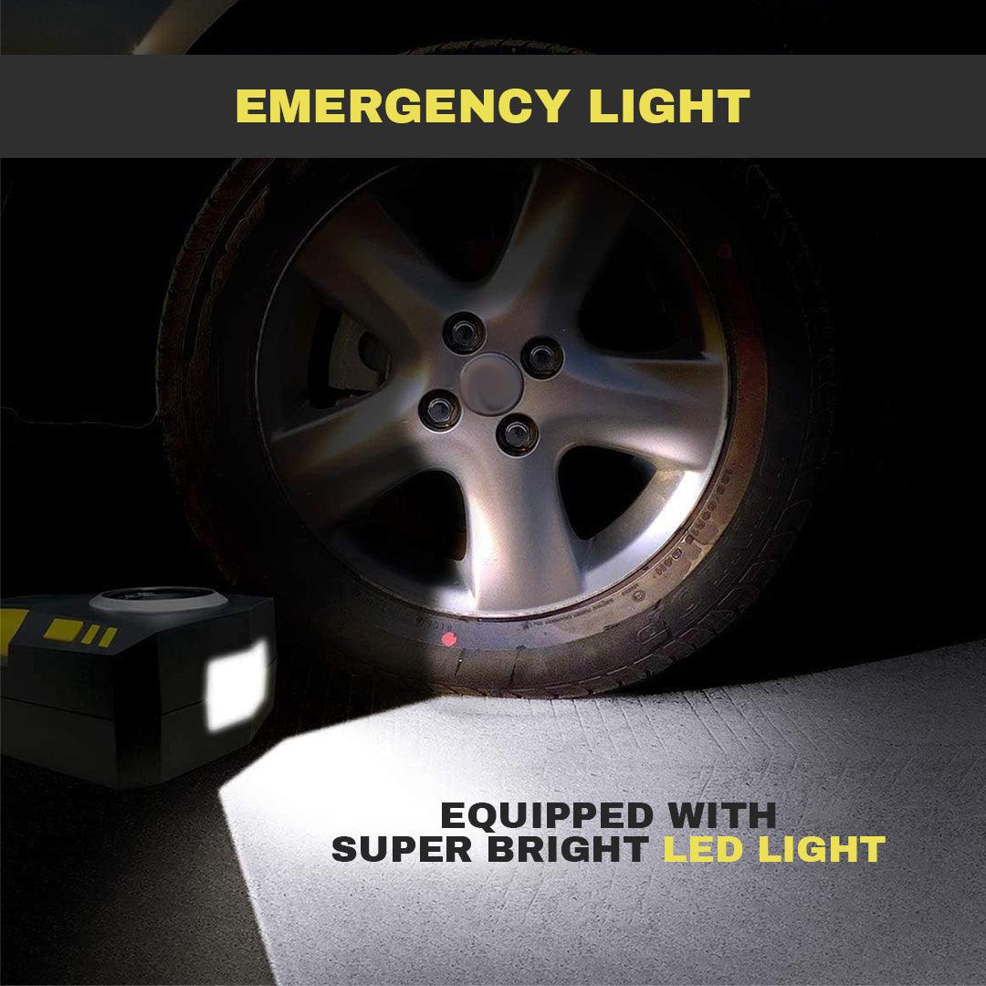 Portable Air Pump for Car - Electric Corded 12V 150PSI Car Tyre Inflator Pump Portable Air Compressor Pump Car Accessories - Tophatter Daily Deals