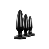 Renegade Pleasure Plug Trainer Kit – 3pc Tapered Butt Plug Set > Anal Range > Butt Plug Kits - Tophatter Daily Deals