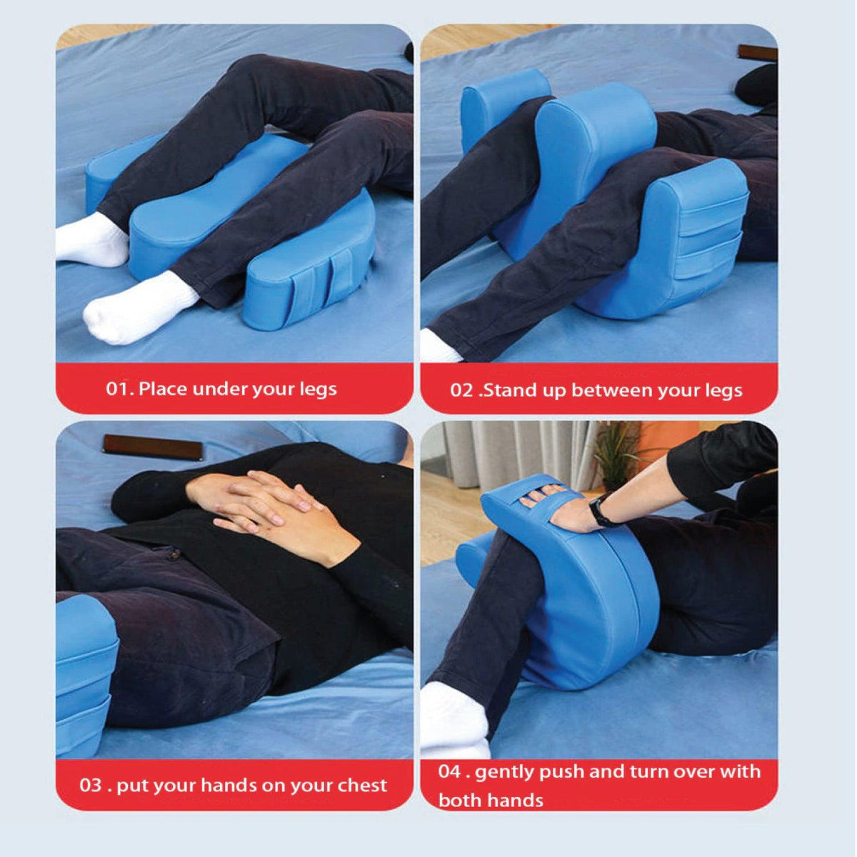 Turning Device for Patients - U Shaped Bed Turn Over Aid Elderly Pillow for Patients People Nursing Device Health & Beauty - Tophatter Daily Deals