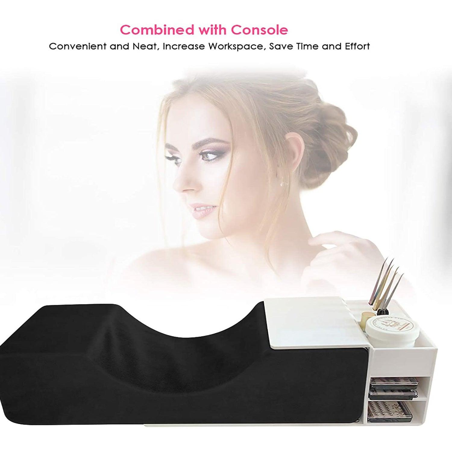 Eyelash Extension Pillow - U-shape Ergonomic Curve Pillow, Makeup Grafting Eyelash Pillow Neck Support Curve for Salon Home Personal Care - Tophatter Daily Deals