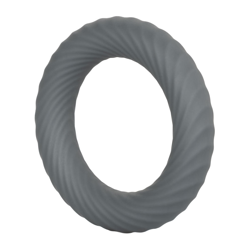 Link Up Edge Dual Stimulating Vibration Ring with Ultra-Soft Silicone Support Ring and Ribbed Texture > Sex Toys > Couples Toys - Tophatter Daily Deals