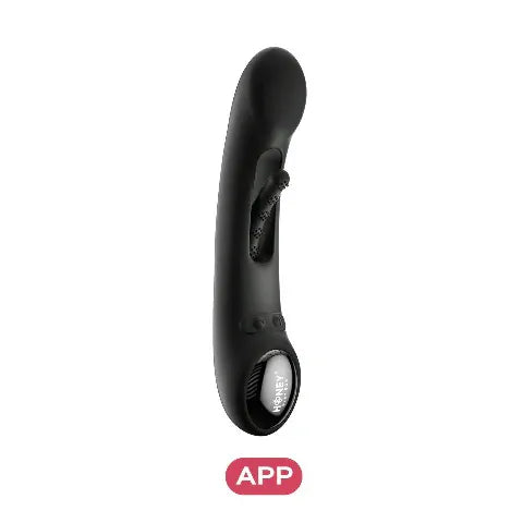 Tempo (Black) – App-Controlled G-Spot Vibrator with Tapping and Vibrating Modes > Vibrators > G-Spot - Tophatter Daily Deals