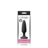 Colours Pleasures (Black) – Small Silicone Butt Plug 8.8cm Insertable Length > Anal Range > Butt Plugs - Tophatter Daily Deals