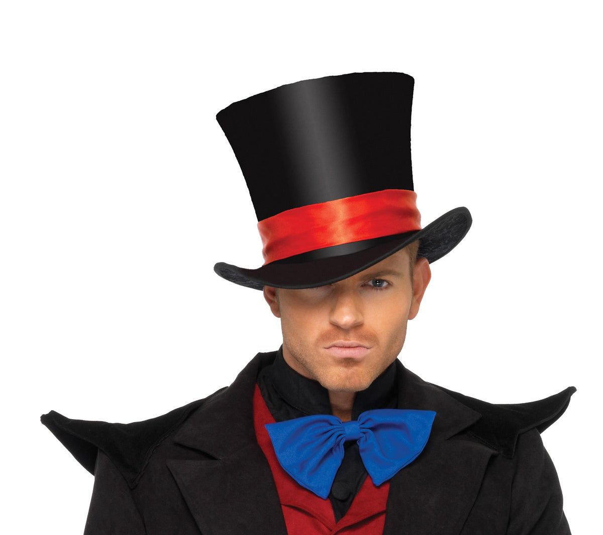 Deluxe Black Velvet Top Hat Halloween Hats & Headpieces - Tophatter Daily Deals