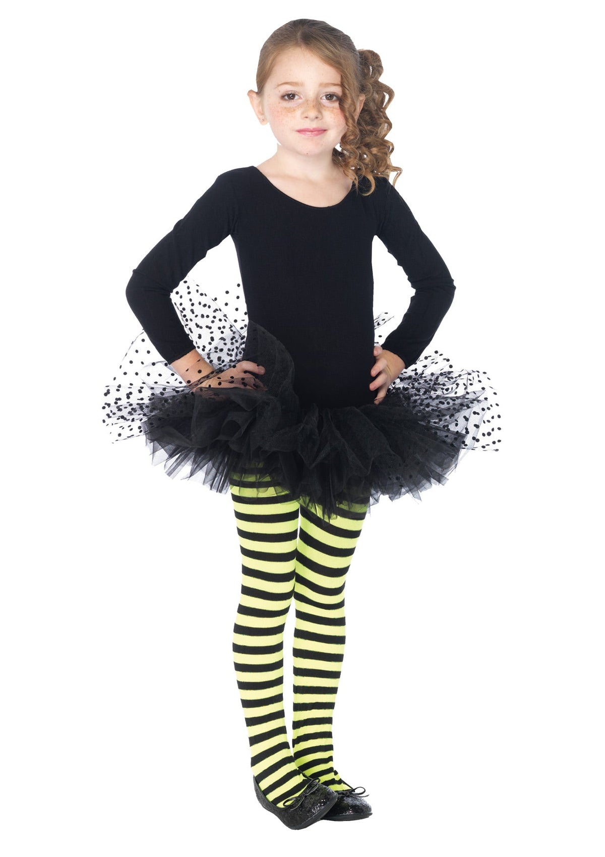 Girl's Flocked Polka Dot Tutu Costume Accessories - Tophatter Daily Deals