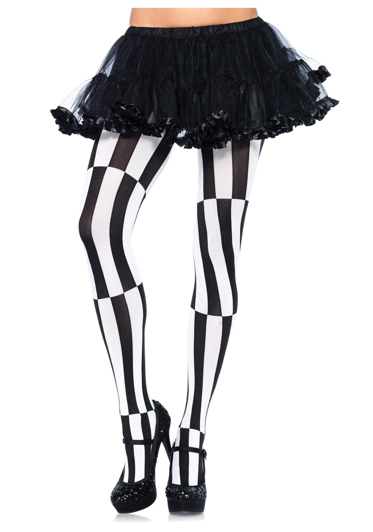 Striped Optical Illusion Pantyhose Costume Tights & Stockings - Tophatter Daily Deals