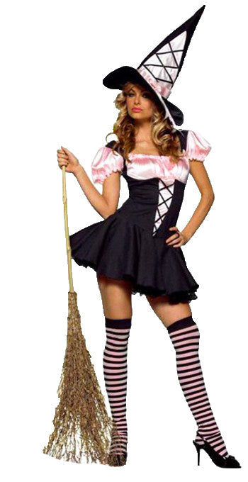 Women's Pink & Black Witch Costume Womens Halloween Costumes - Tophatter Daily Deals