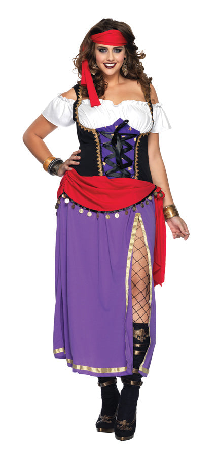 Women's Plus Size Traveling Gypsy Costume Plus Size Halloween Costumes - Tophatter Daily Deals