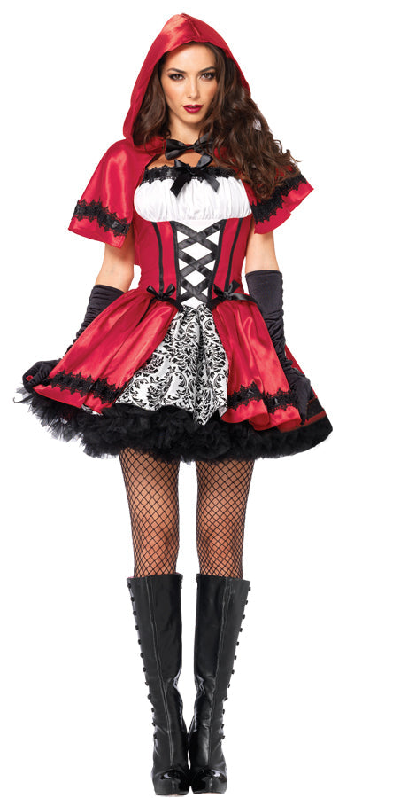Women's Gothic Red Riding Hood Costume Womens Halloween Costumes - Tophatter Daily Deals