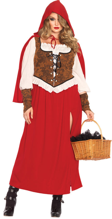 Women's Plus Size Woodland Red Riding Hood Costume Plus Size Halloween Costumes - Tophatter Daily Deals