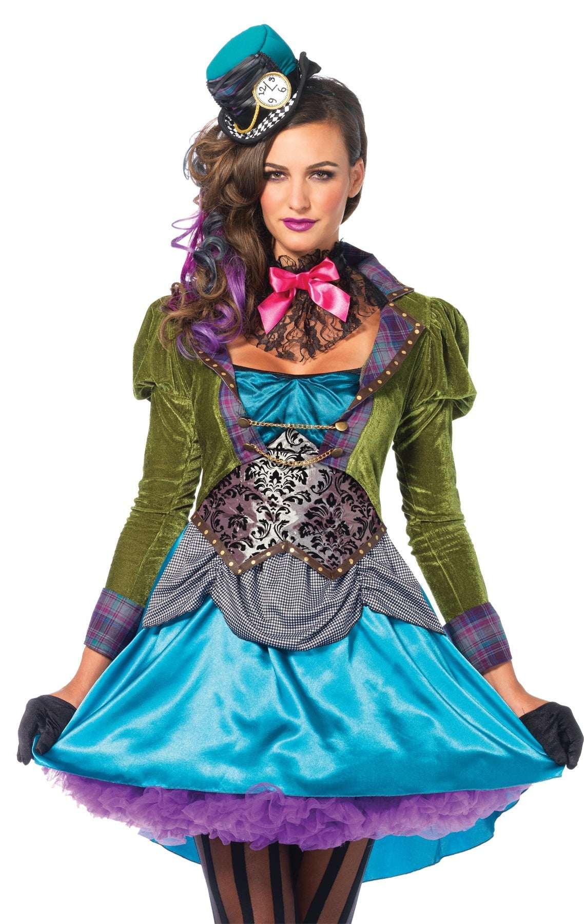 Women's Deluxe Mad Hatter Costume Womens Halloween Costumes - Tophatter Daily Deals
