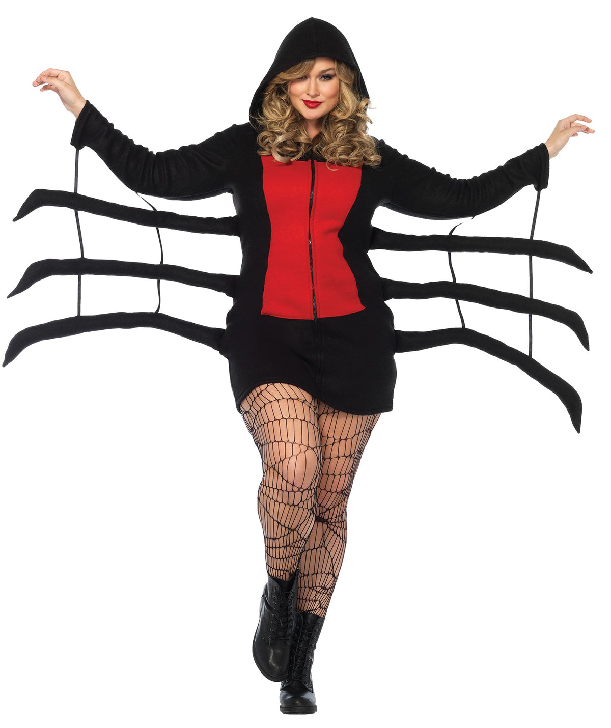 Women's Plus Size Cozy Black Widow Spider Costume Halloween Spider Decorations - Tophatter Daily Deals