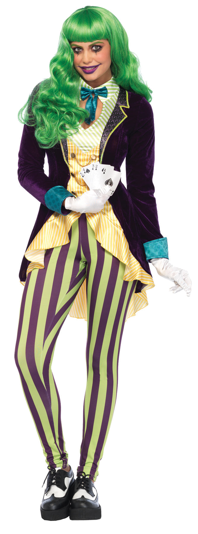 Women's Wicked Trickster Joker Costume Womens Halloween Costumes - Tophatter Daily Deals
