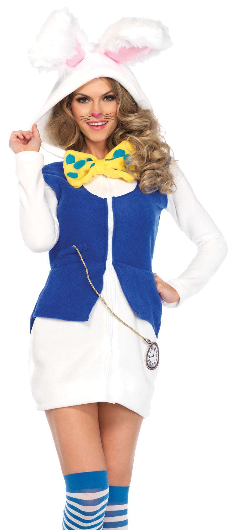 Women's Cozy White Rabbit Costume Womens Halloween Costumes - Tophatter Daily Deals