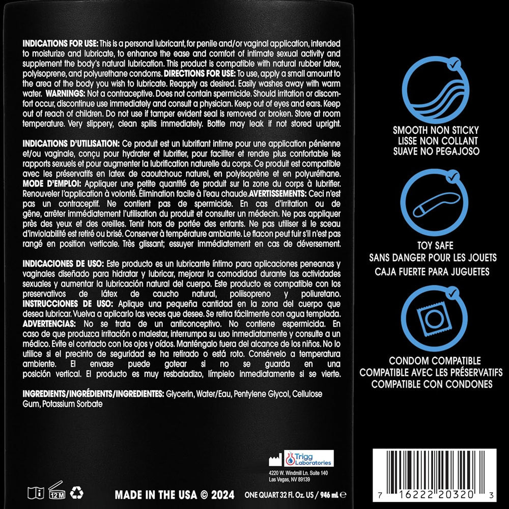 Wet Water Based Hypoallergenic Lubricant – Premium Formula > Lube > Water Based - Tophatter Daily Deals