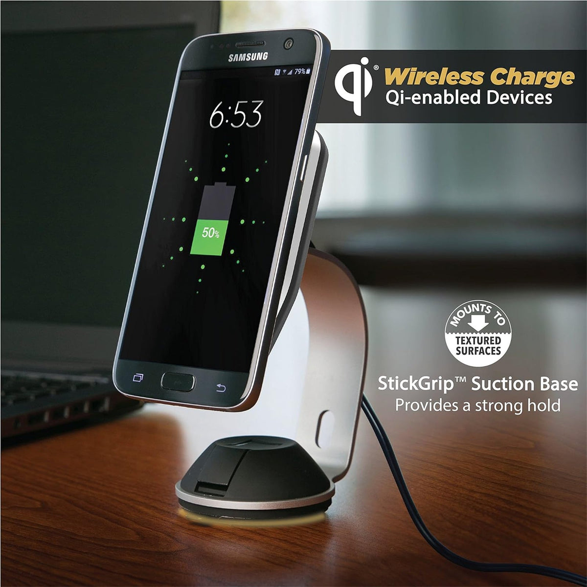 Scosche MagicMount Wireless Charging Magnetic Mount Computer Accessories - Tophatter Daily Deals