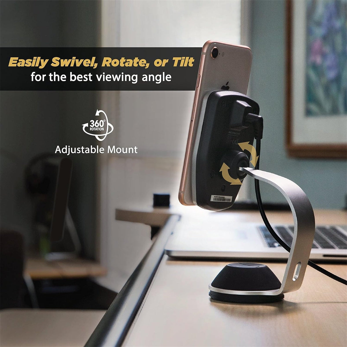 Scosche MagicMount Wireless Charging Magnetic Mount Computer Accessories - Tophatter Daily Deals