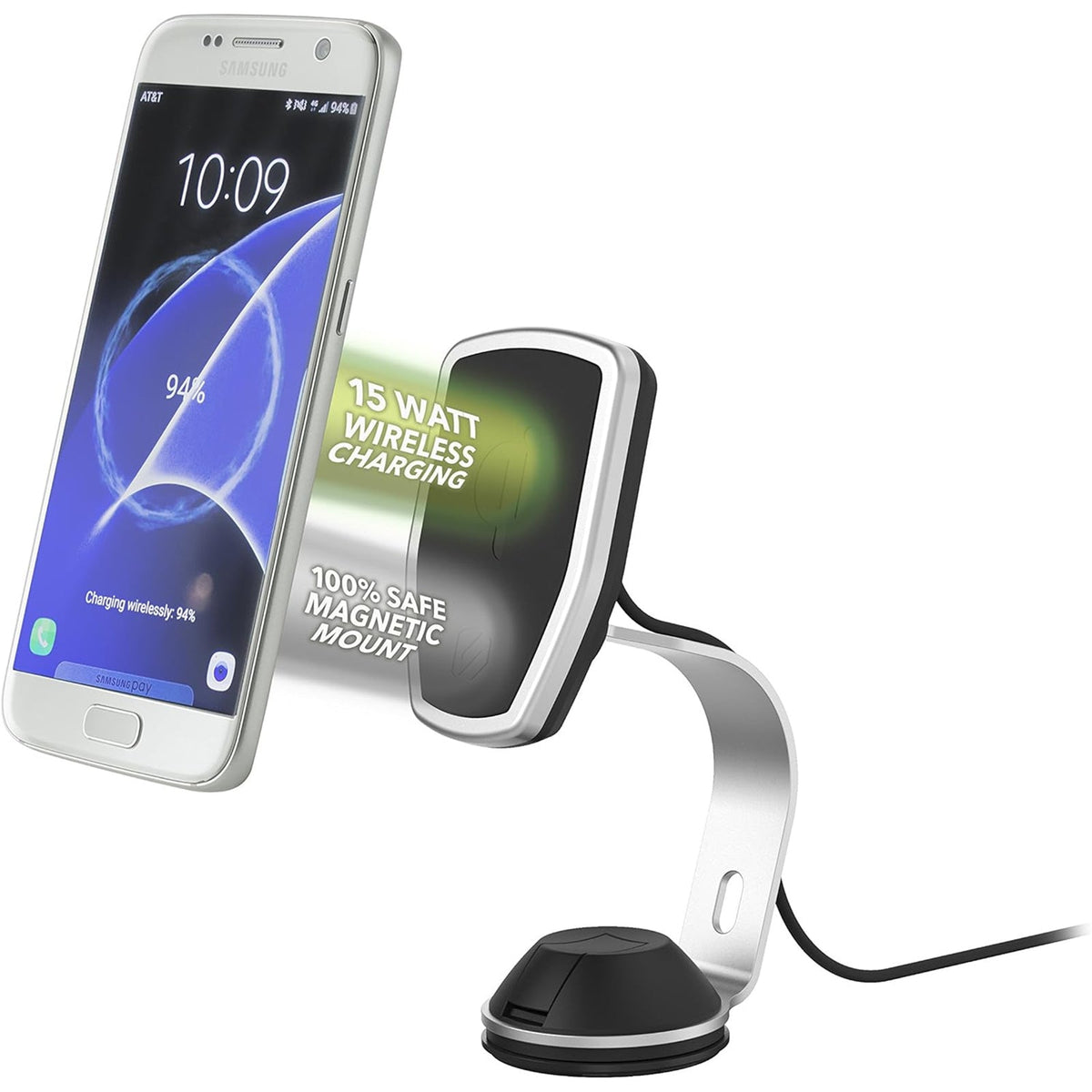 Scosche MagicMount Wireless Charging Magnetic Mount Computer Accessories - Tophatter Daily Deals
