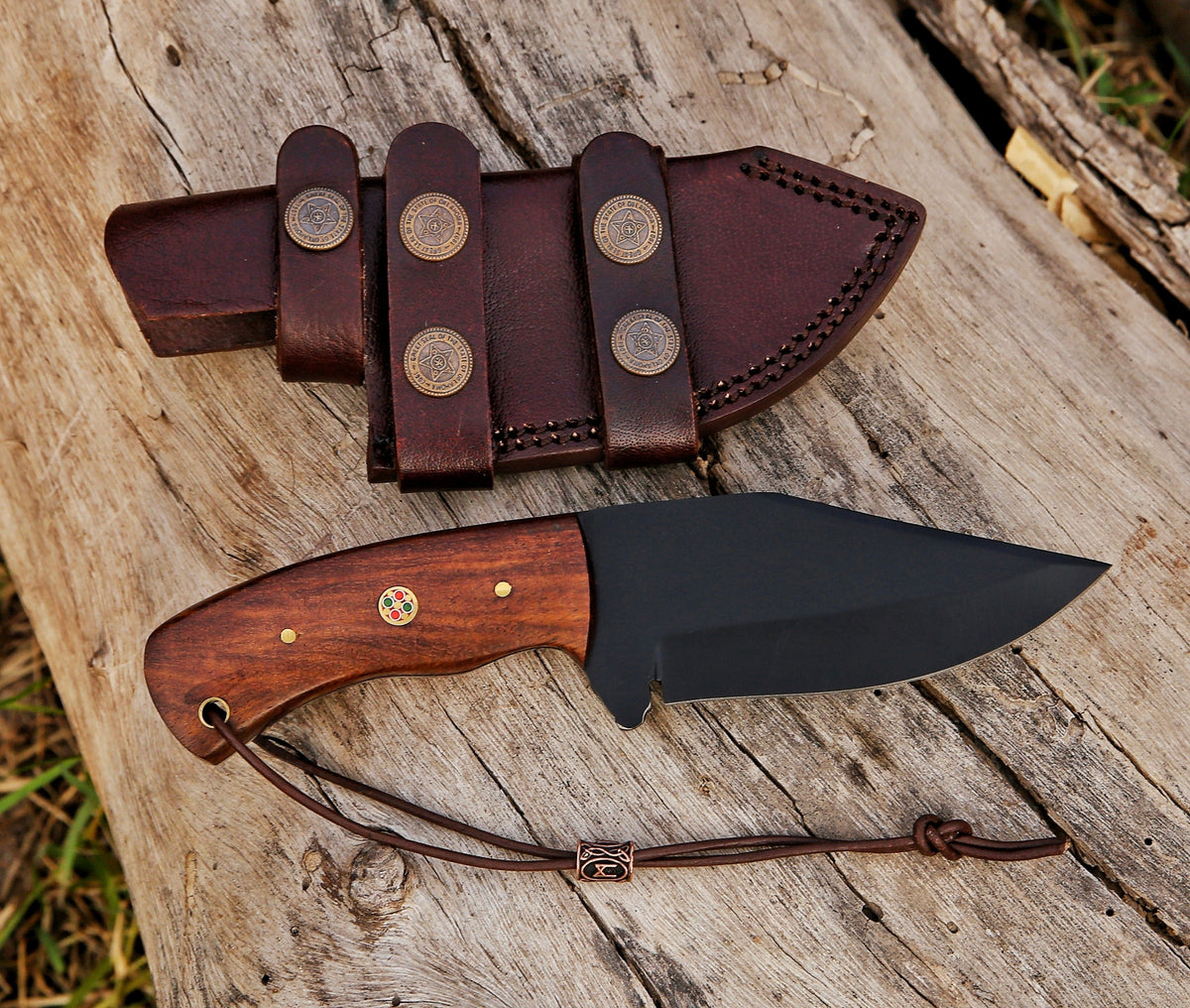 Custom Handmade 1095 High Carbon Steel Hunting Skinner Knife - Tophatter's Army Products & Self Defense Collectible Weapons - Tophatter Daily Deals