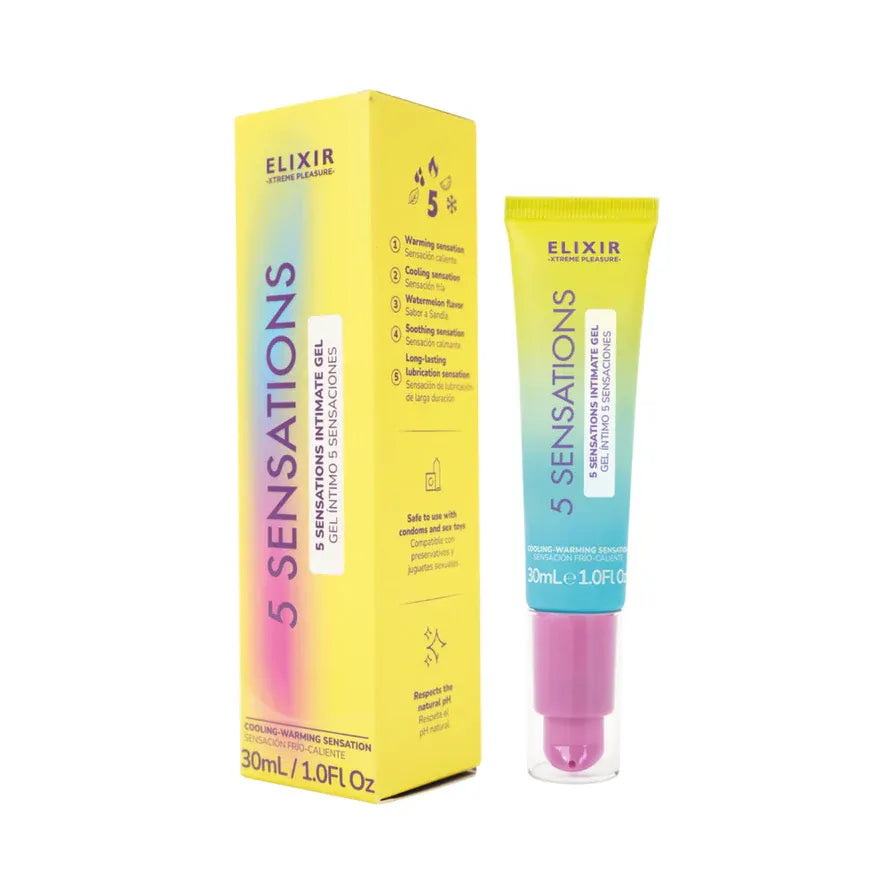 Elixir 5 Sensations – Multi-Effect Intimate Lubricant 30ml > Lube > Speciality - Tophatter Daily Deals