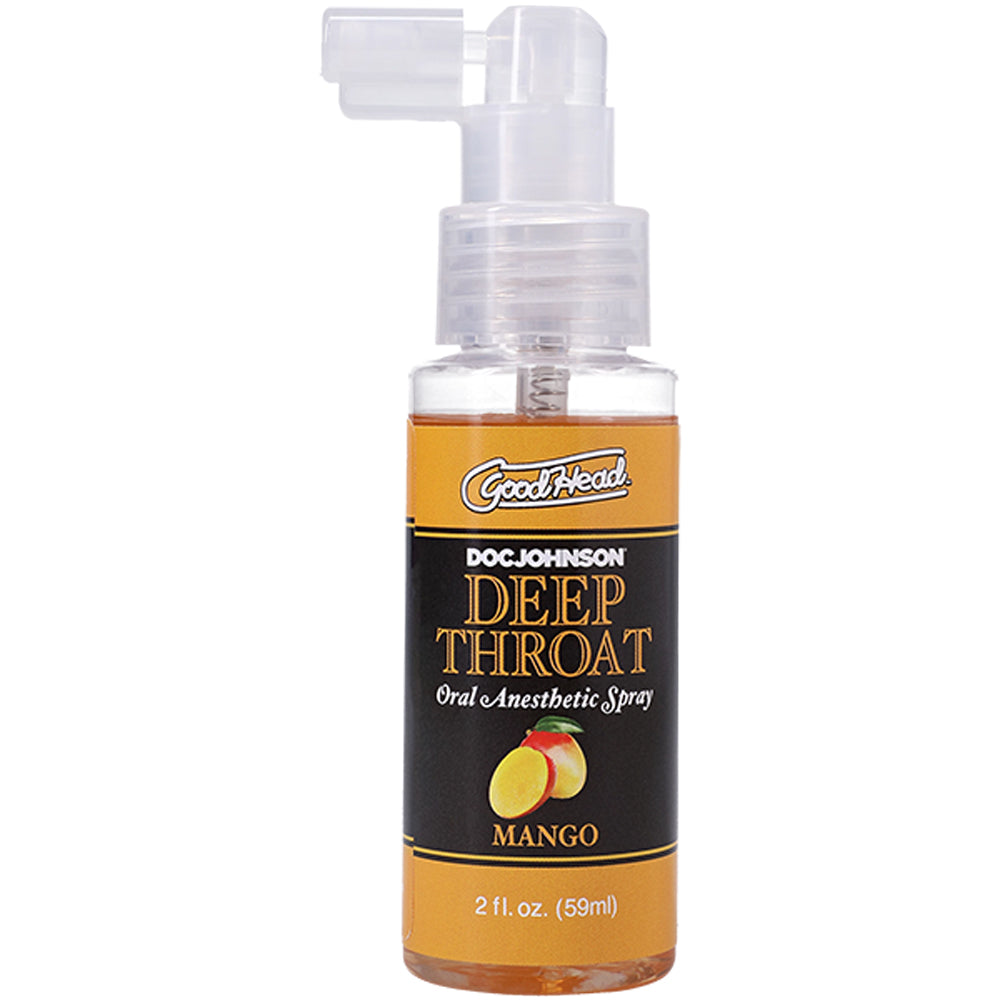 GoodHead Deep Throat Spray Mango 59ml - Flavorful Pleasure > Lube > Oral Gels & Sprays - Tophatter Daily Deals