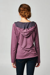 Women's Long Sleeve Hoodie with Welt Pockets Tops - Tophatter Daily Deals