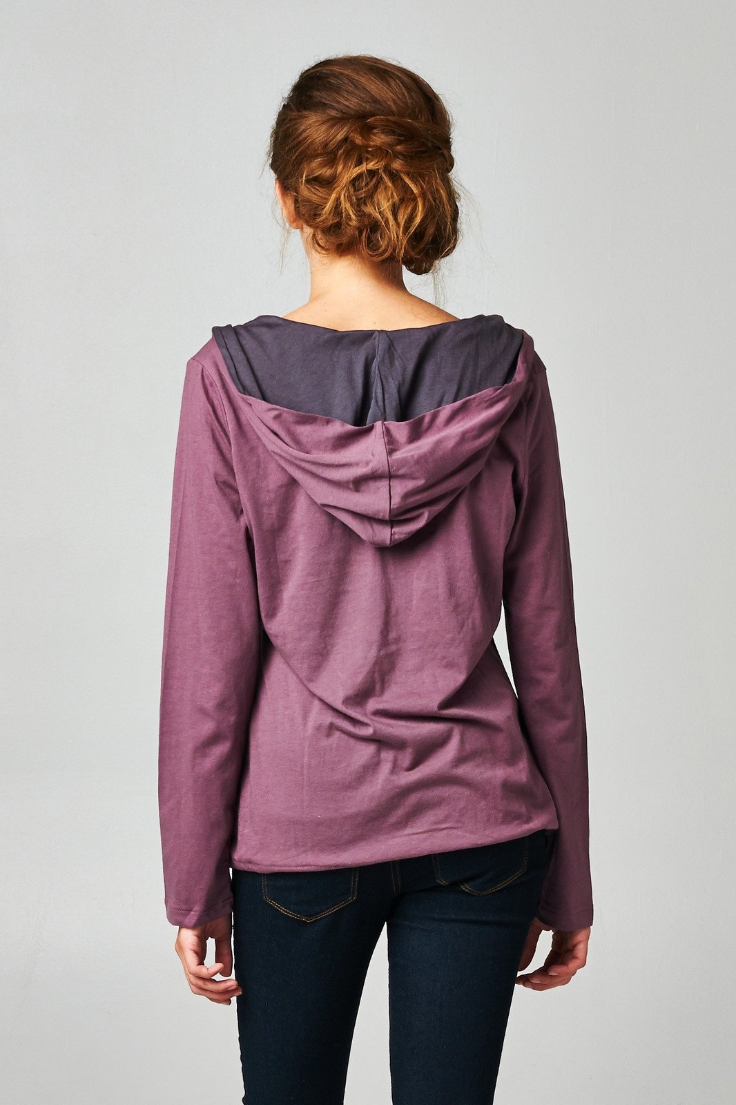 Women's Long Sleeve Hoodie with Welt Pockets Tops - Tophatter Daily Deals