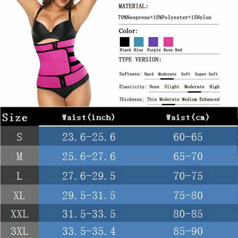 Slim Belt for Belly Fat - Adjustable Sauna Sweat Belt Women Waist Trainer Vest Exercise & Fitness - Tophatter Daily Deals
