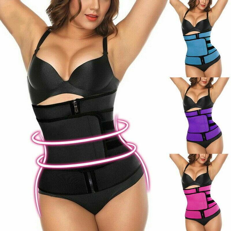 Slim Belt for Belly Fat - Adjustable Sauna Sweat Belt Women Waist Trainer Vest Exercise & Fitness - Tophatter Daily Deals