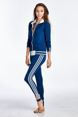 Women's Stripe Sleeve Active Jacket Jackets - Tophatter Daily Deals