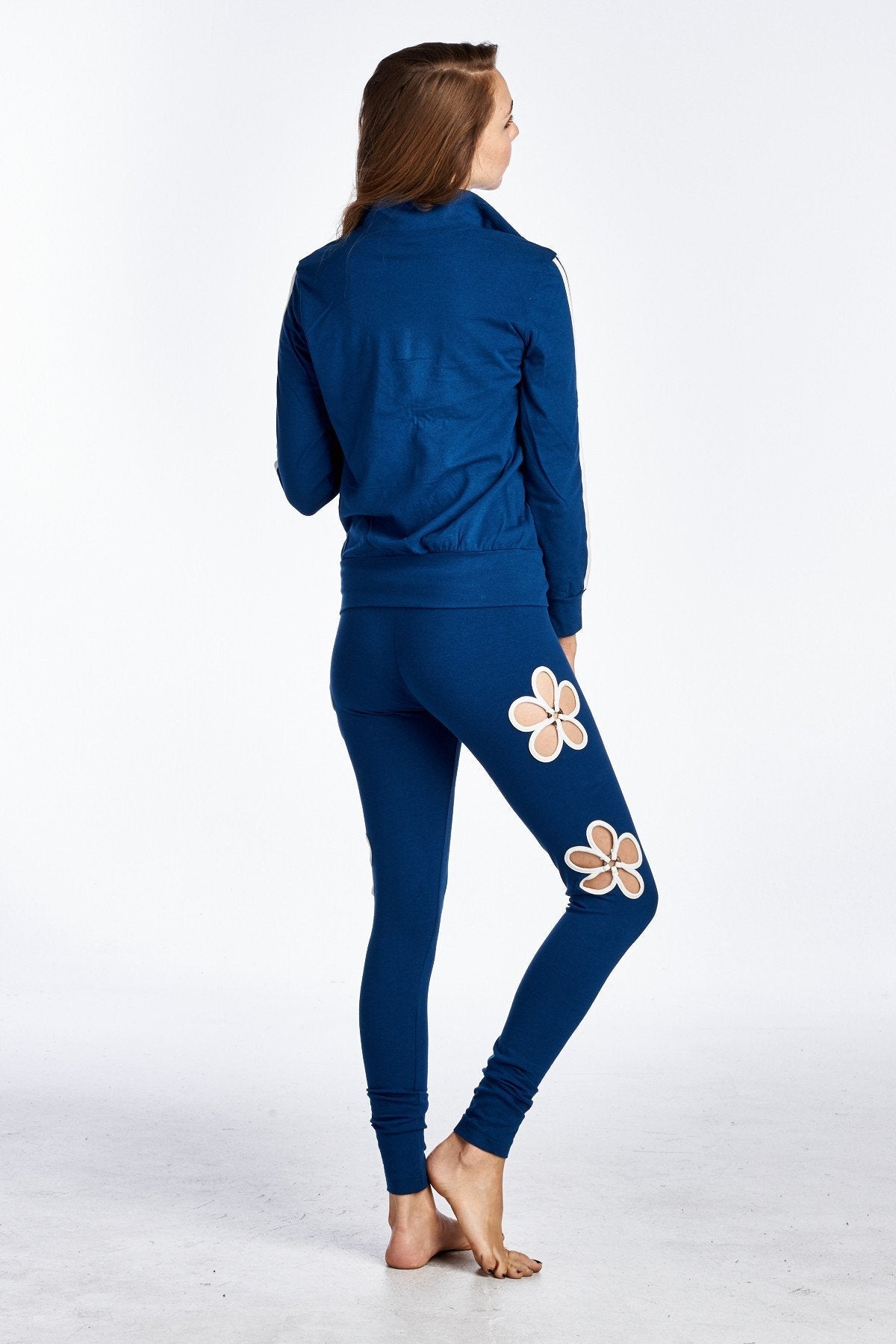 Women's Stripe Sleeve Heart Detail Active Jacket Jackets - Tophatter Daily Deals