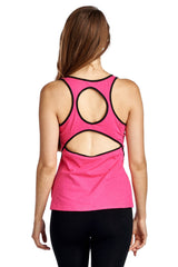 Women's Active Tank with Contrast Binding Tanks - Tophatter Daily Deals