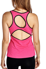 Women's Active Tank with Contrast Binding Tanks - Tophatter Daily Deals