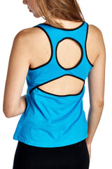 Women's Active Tank with Contrast Binding Tanks - Tophatter Daily Deals