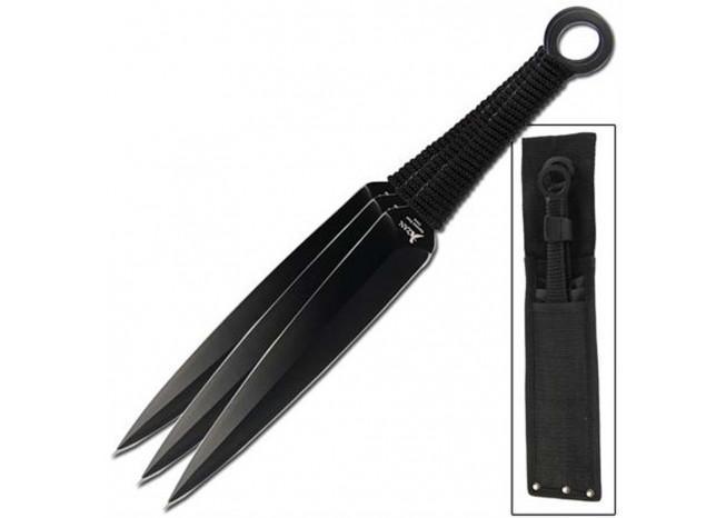 Ninja Movie Kunai 3 Piece Thrower Set knives - Tophatter Daily Deals