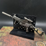 UMP.45 Submachine Mental Miniature Gun 14CM/5.5" Wih Plastic Stand - Tophatter Daily Deals