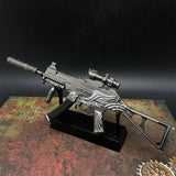 UMP.45 Submachine Mental Miniature Gun 14CM/5.5" Wih Metal Stand - Tophatter Daily Deals
