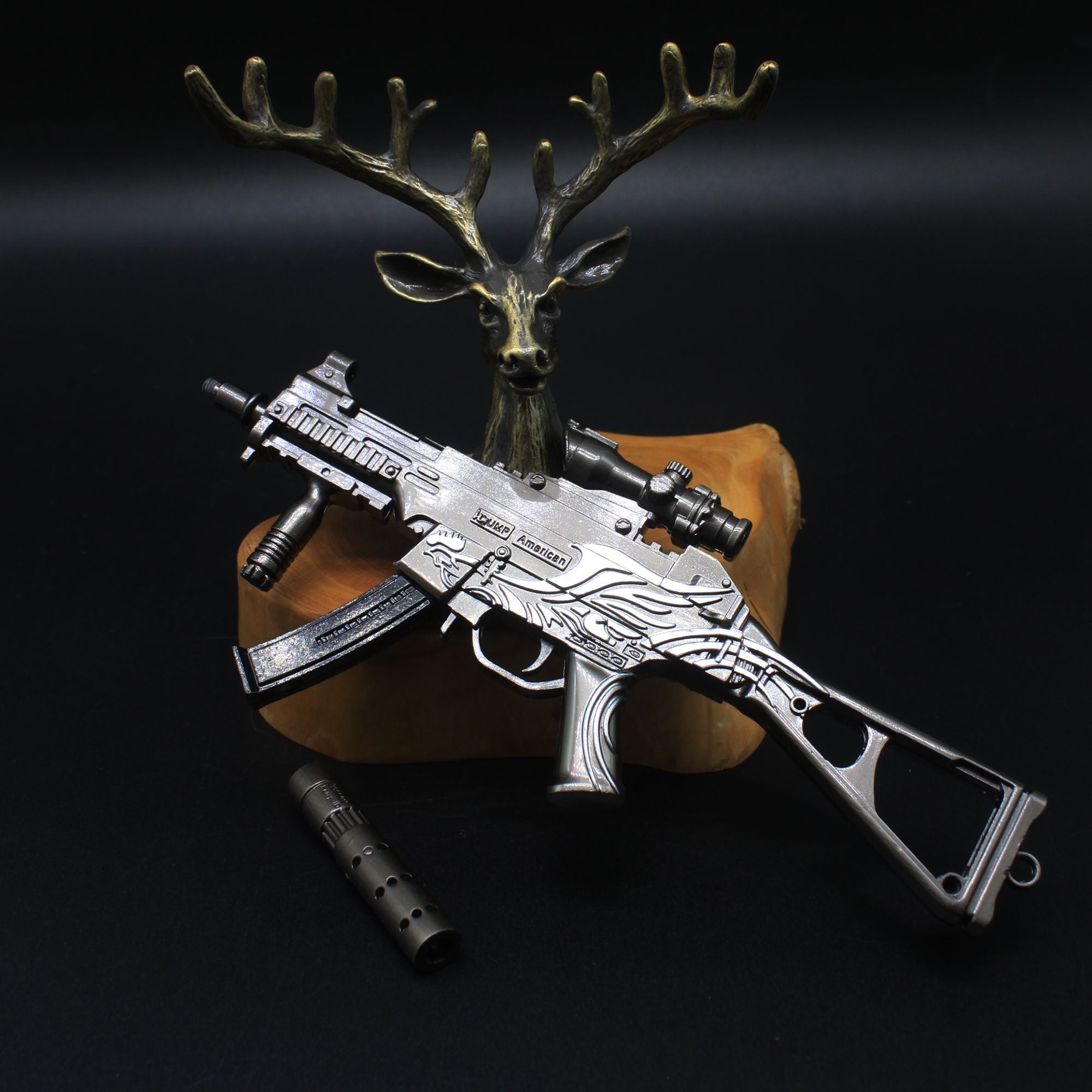 UMP.45 Submachine Mental Miniature Gun 14CM/5.5" - Tophatter Daily Deals