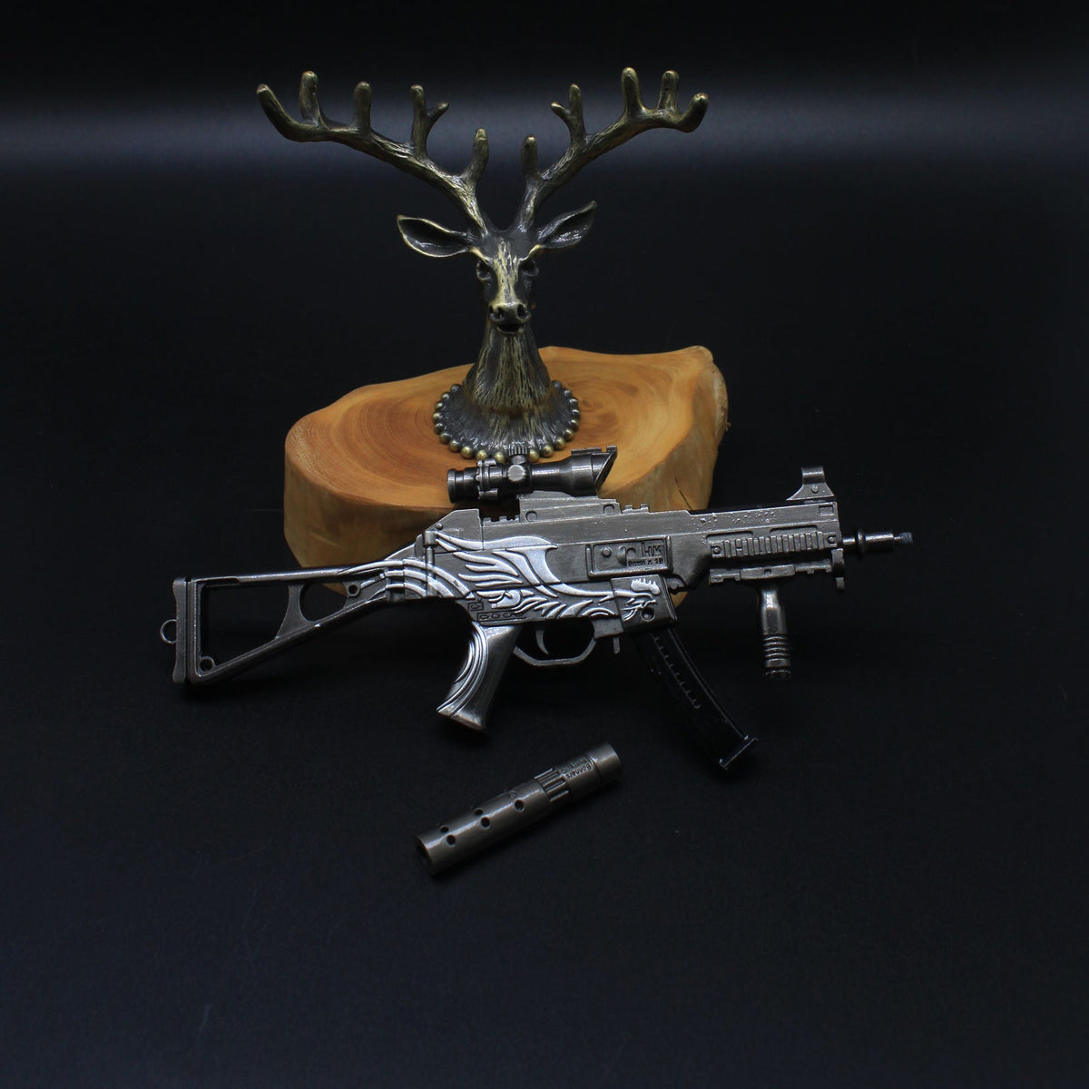 UMP.45 Submachine Mental Miniature Gun 14CM/5.5" - Tophatter Daily Deals