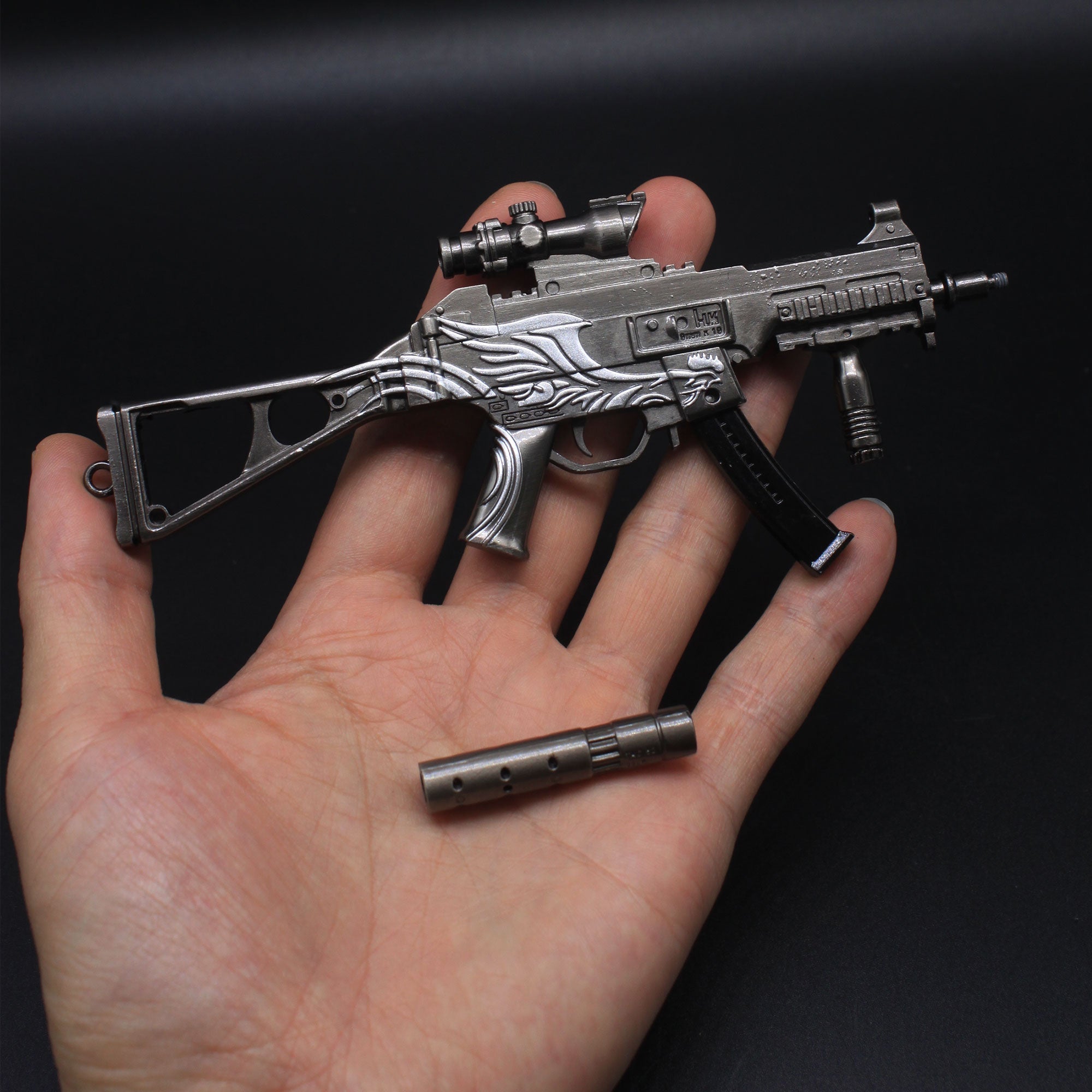 UMP.45 Submachine Mental Miniature Gun 14CM/5.5" - Tophatter Daily Deals