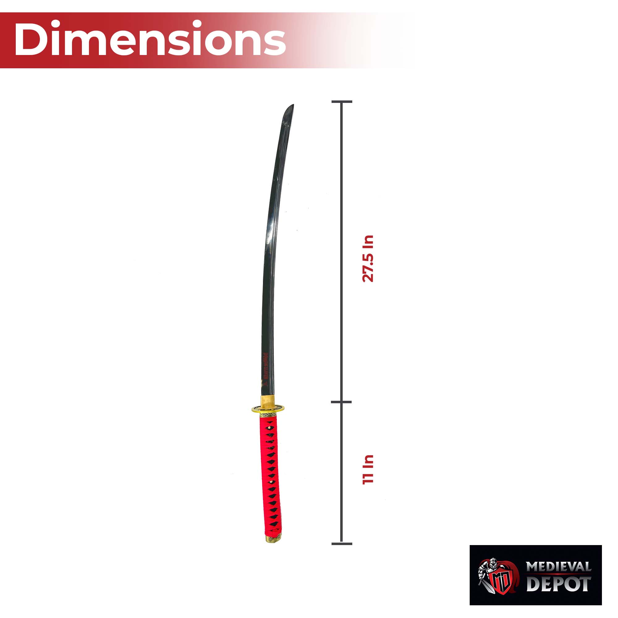 Undead Eradicator Handmade Katana Swords - Tophatter Daily Deals