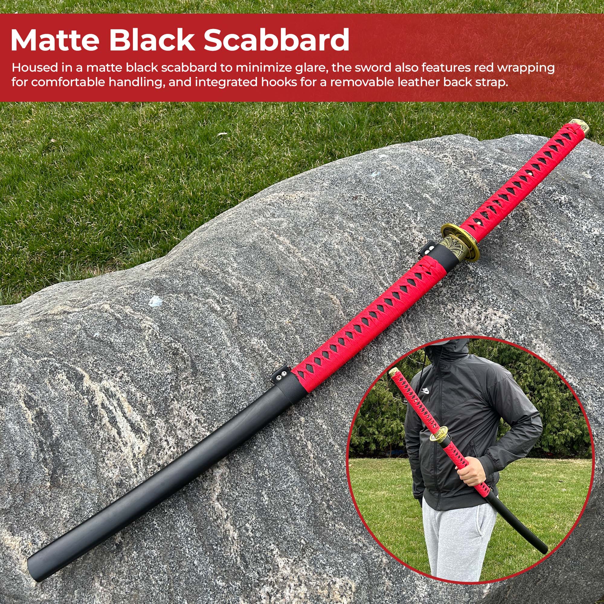 Undead Eradicator Handmade Katana Swords - Tophatter Daily Deals
